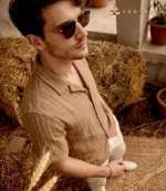 BROWN Stripe Cuban Shirt - Image 2