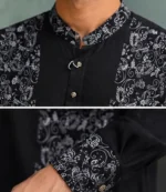 Charcoal Embroidered Katuwa - Image 3