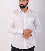 Classic White Formal Shirt - Image 2