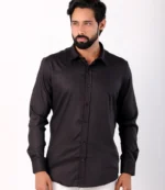 Midnight Black Formal Shirt - Image 3