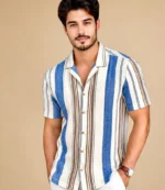 Ocean Print Cuban Shirt - Image 3