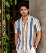 Ocean Print Cuban Shirt