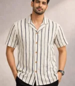 Sand Stripe Cuban Shirt