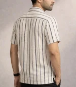 Sand Stripe Cuban Shirt - Image 3