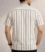 Sand Stripe Cuban Shirt - Image 2