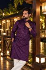 Royal Purple Panjabi - Image 2