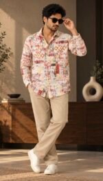 Abstract Bloom Casual Shirt