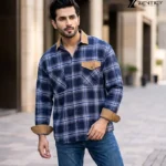 Midnight Blue Check Shirt