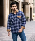 Midnight Blue Check Shirt
