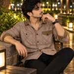 Mocha Plaid Shirt 2